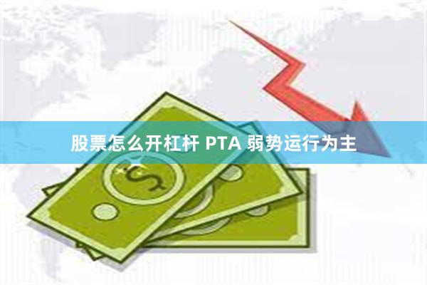 股票怎么开杠杆 PTA 弱势运行为主